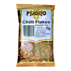 Fudco Chilli Flakes Crushed Hot 75g