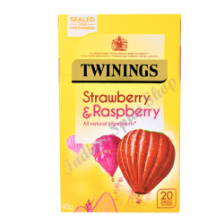 Twinings Strawberry And Rasberry 20 Bags 40g